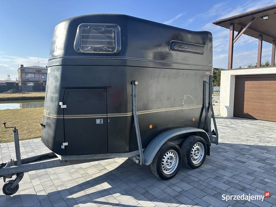 Przyczepa 2 konna Bockmann siodlarnia Mokra