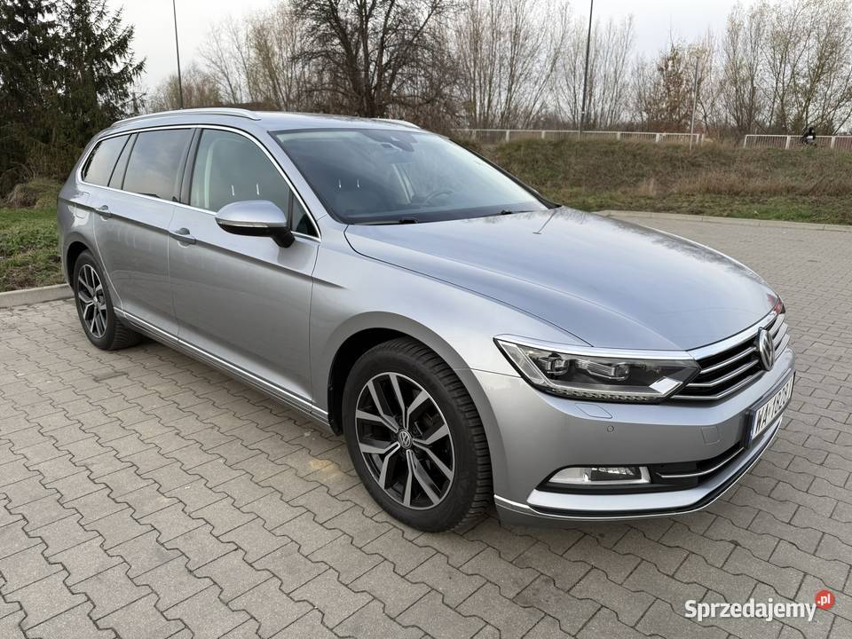 VW Passat B8 kombi 2017 benzyna 18 automat Warszawa