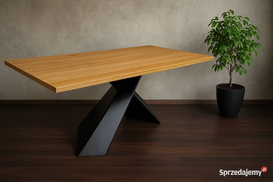 Stół Dębowy LOFT 100 Lite Drewno DĄB Rozkładany zachodniopomorskie Szczecin