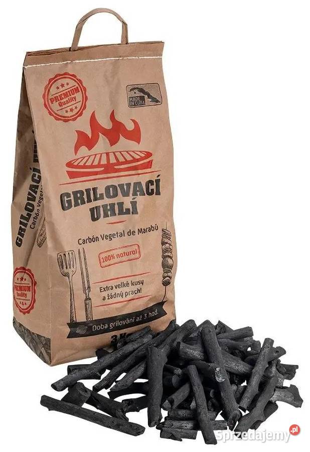 Węgiel drzewny Carbón Vegetal de Marab 3 Top Kiczyce sprzedam