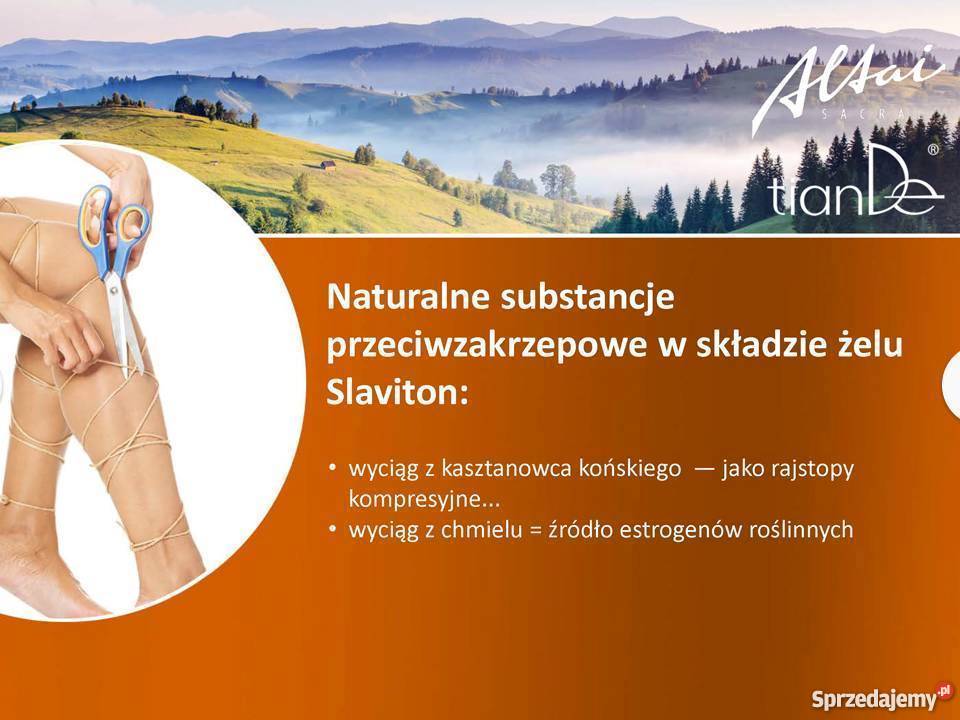 Ziołowy żel do nóg na żylaki Slaviton TianDe zachodniopomorskie