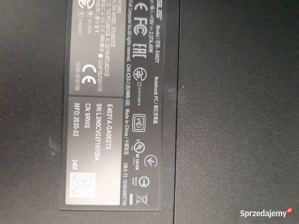 ASUS E402YA AMD E2 4GB RAM naprawdę sprzedam