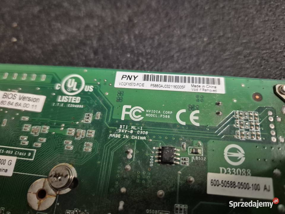 Karta graficzna Nvidia Quadro FX370 256MB Ruda Śląska