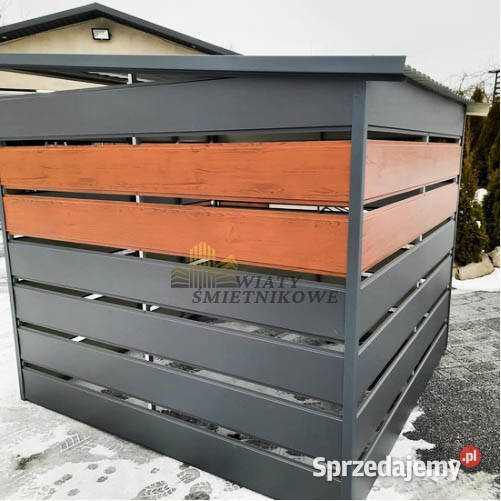 Wiata śmietnikowa 2x2m antracyt Schowek ogrodowy 4m2 warmińsko-mazurskie Iława