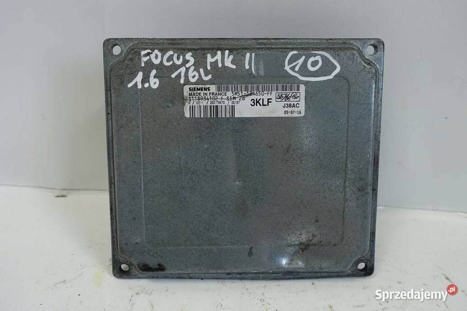 Ford Focus MK2 II 16 16V KOMPUTER SILNIKA Chełm