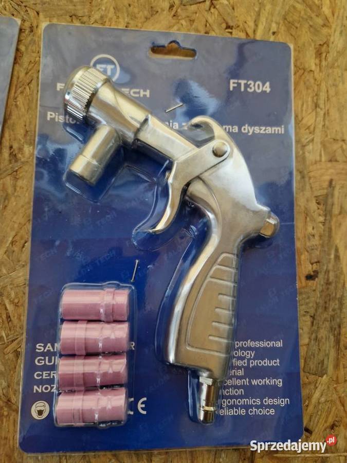 PIASKARKA PISTOLET DO PIASKOWANIA KABINA 4 DYSZE Głogowa