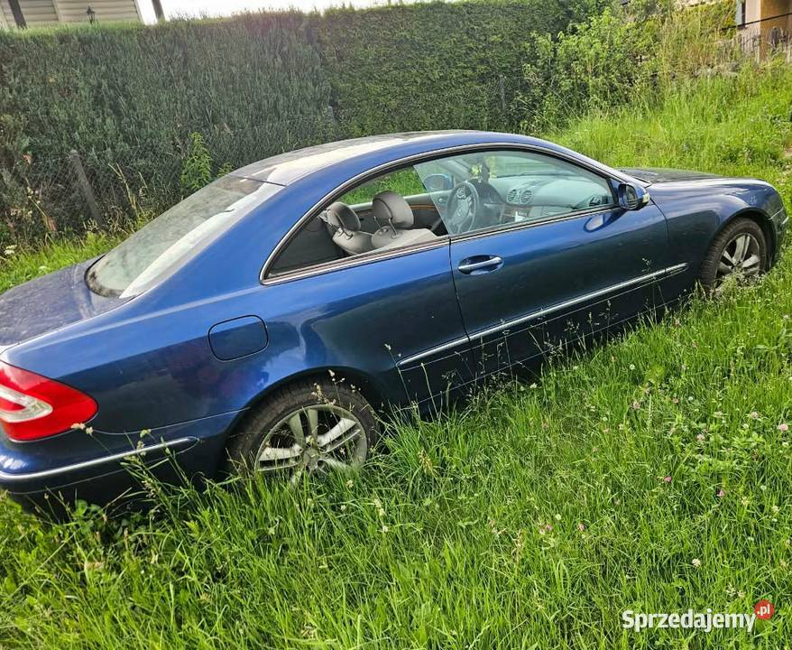 Uszkodzony Mercedes Benz CLK w209 280000km małopolskie Trzebinia sprzedam