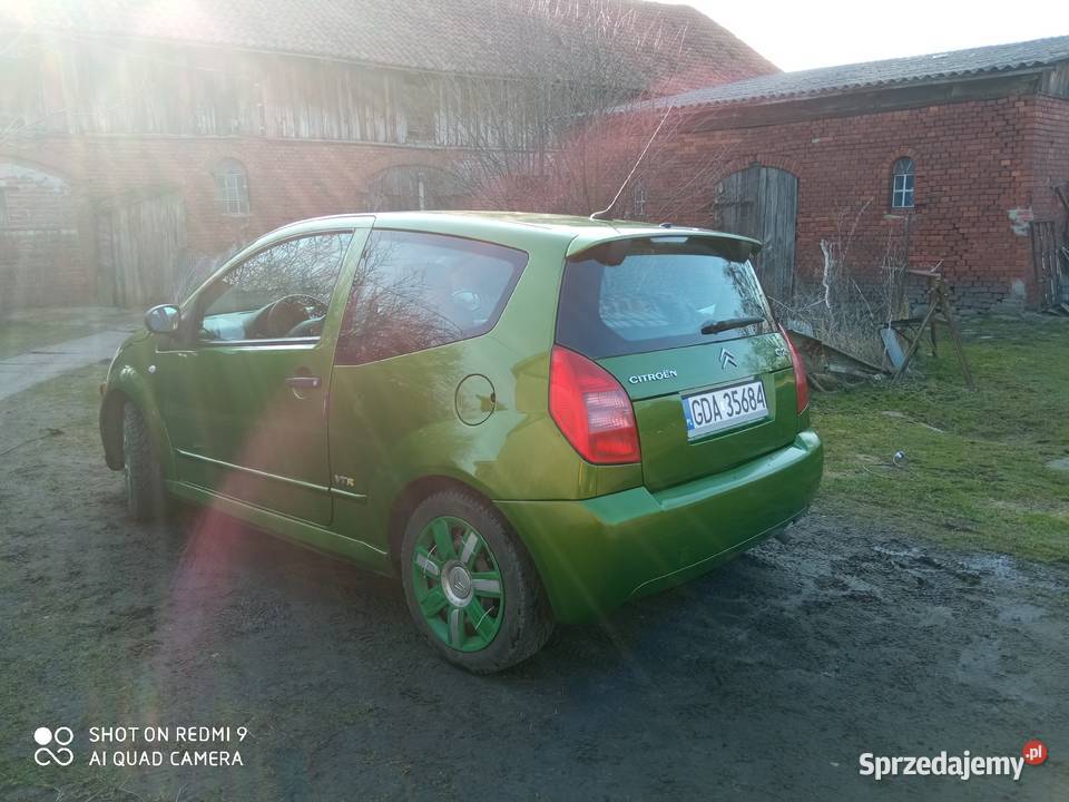 Citroen C2 14 VTR automat ESP pomorskie Pruszcz Gdański