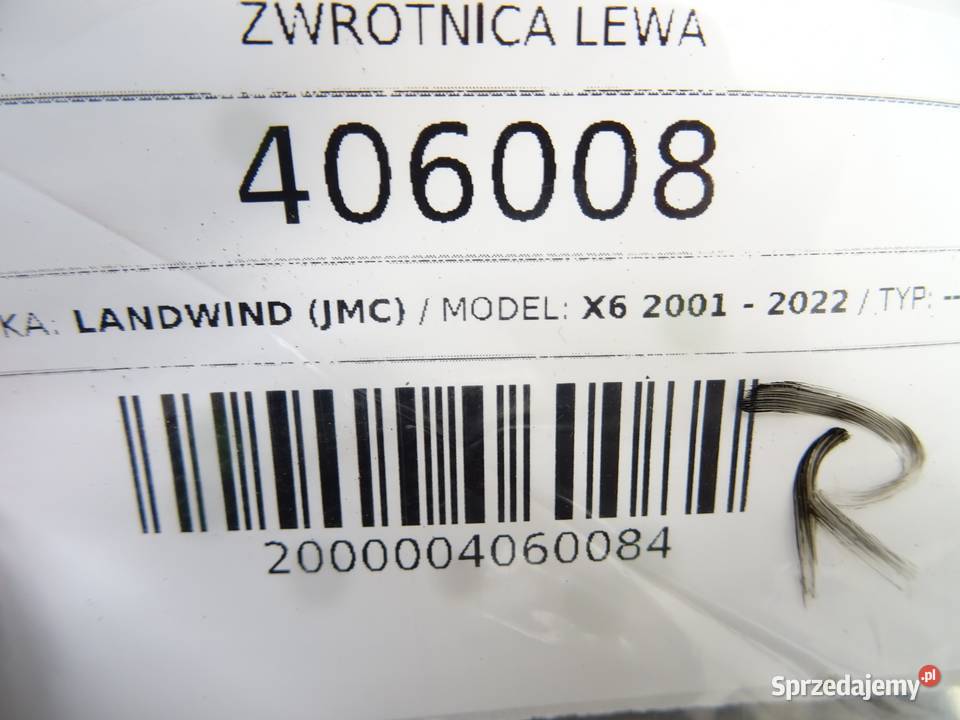 ZWROTNICA LEWA LANDWIND X6