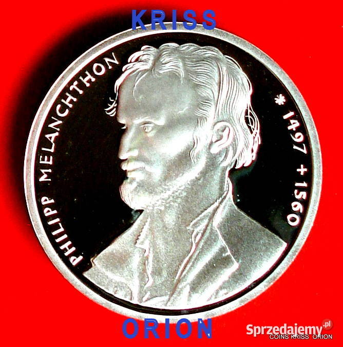 10 Euro 1997 F Hilipp Melanchthon Ag925 Numizmatyka Warszawa