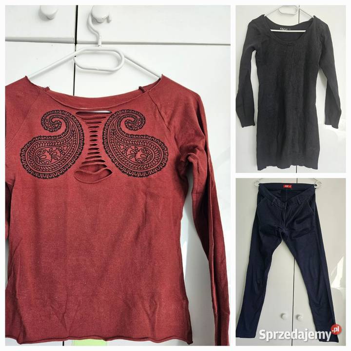 Zestaw ubrań rozmiar 36 dotyczy całości Szczecin sprzedam