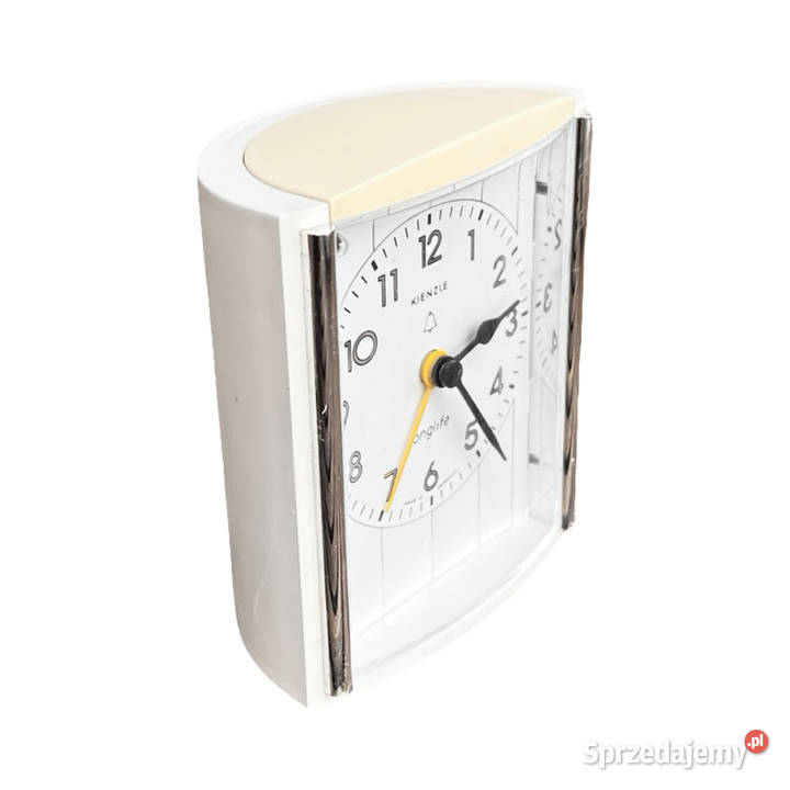 Budzik kwarcowy zegar vintage KIENZLE Longlife Warszawa