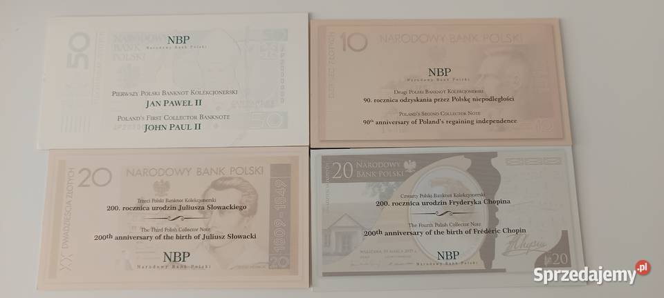 Banknoty kolekcjonerskie 20062024 Koronowo sprzedam