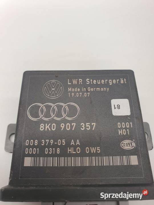 STEROWNIK MODUŁ ŚWIATEŁ AUDI A4 A5 Q5 8K0907357 osobowe śląskie Przystajń sprzedam