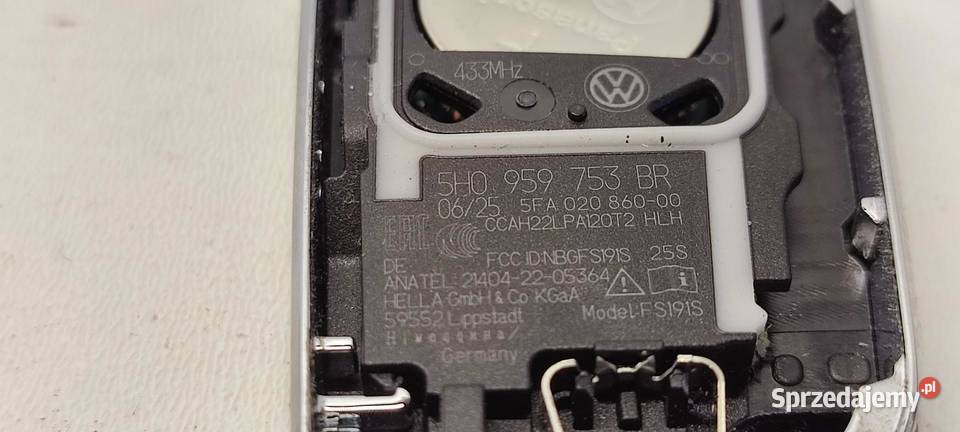 VW TAYRON KLUCZYK PILOT 5H0959753BR