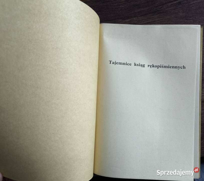 Tajemnice ksiąg rękopiśmiennych Bogdan Horodyski Warszawa