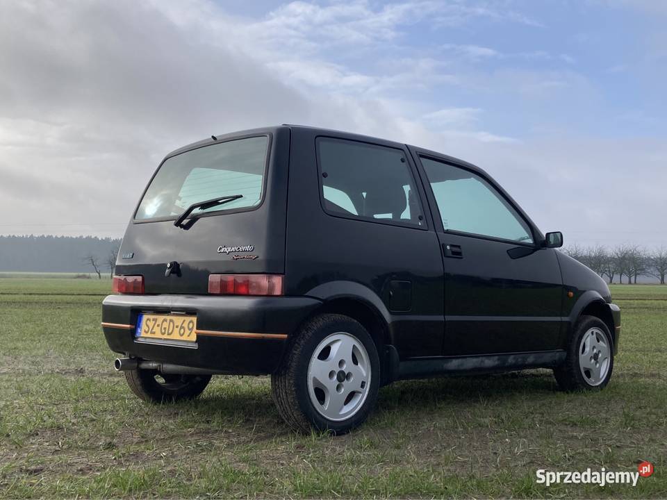 Fiat Cinquecento Sporting MP3 wielkopolskie Nowy Tomyśl
