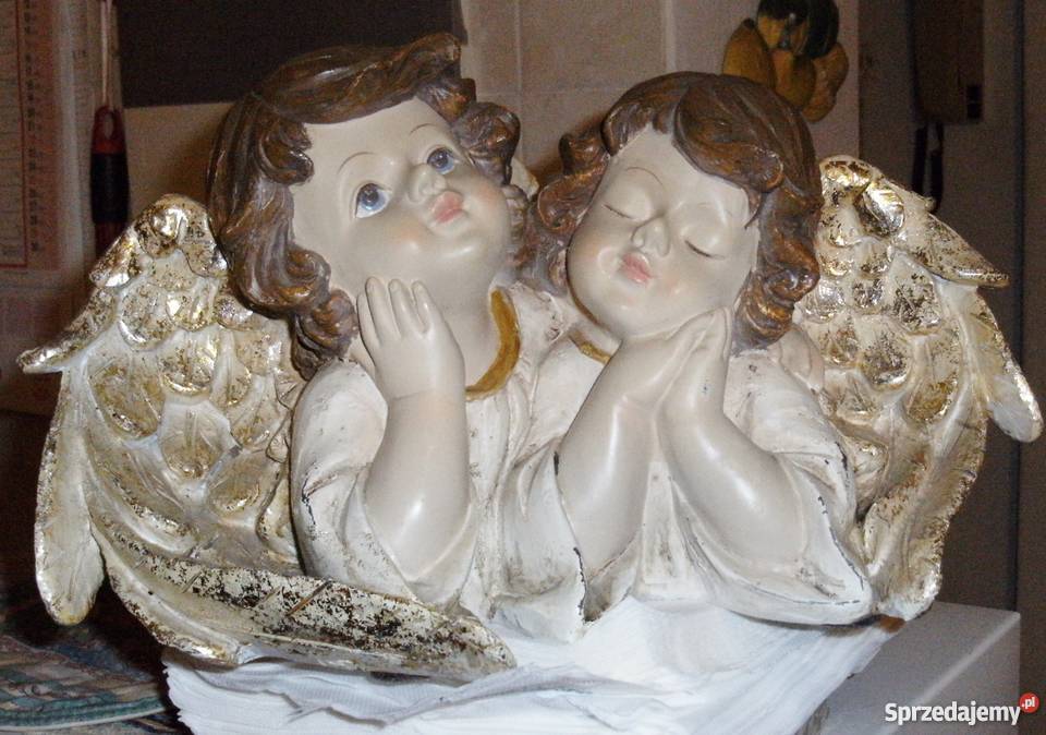 Duża figurka dwóch aniołków