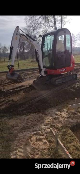 Usługi minikoparką Łąck