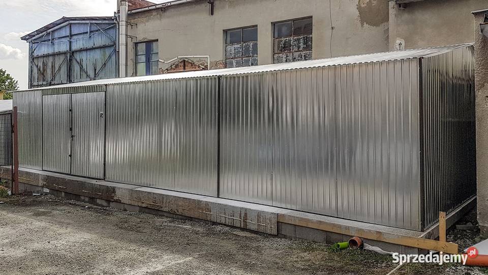 Blaszana montowana hala 126m ocynkowana