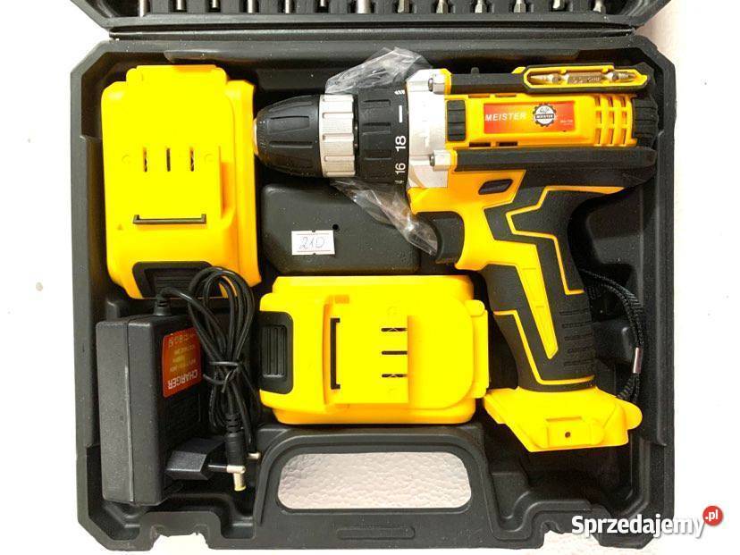 Wkrętarka żółta Wiertarki i wkrętarki Szczecin sprzedam