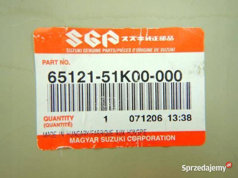 WZMOCNIENIE DACHU SUZUKI SPLASH 6512151K00