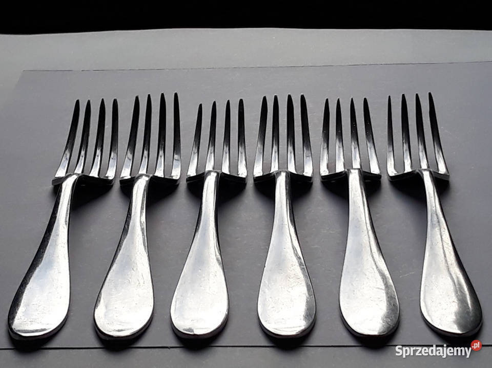 zwykłe Widelce obiadowe 3 KROPLA WODY Gerlach śląskie Dąbrowa Górnicza