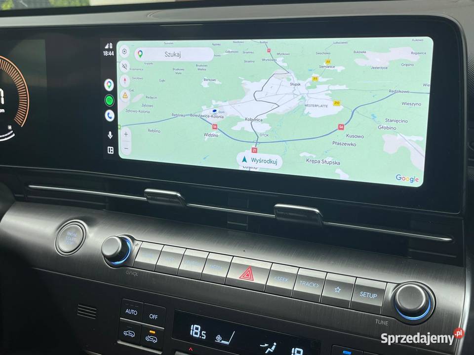 Hyundai Kona Piękny kolor Perfekcyjny stan kurtyny powietrzne pomorskie Słupsk