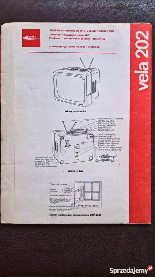 Schemat Odbiornik Telewizyyjny Vela 202 Wrocław