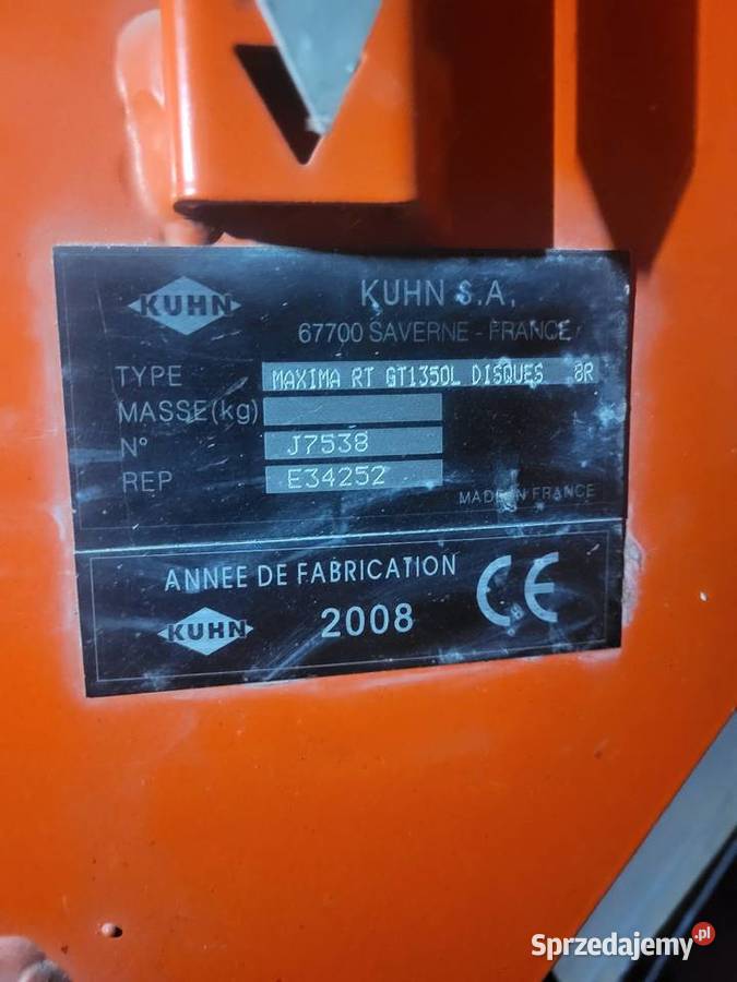 Siewnik do kukurydzy Kuhn maxima RT 8R Chełm sprzedam