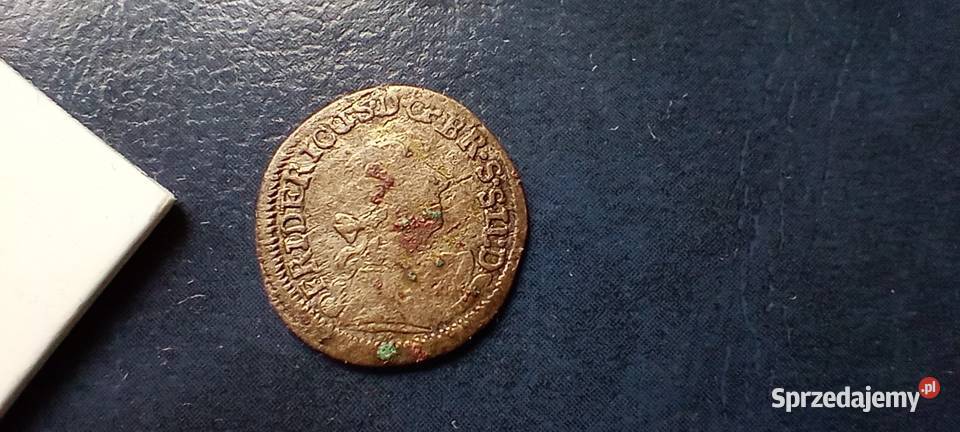 Stare monety 2 grosze 1748 Niemcy srebro podkarpackie Lesko