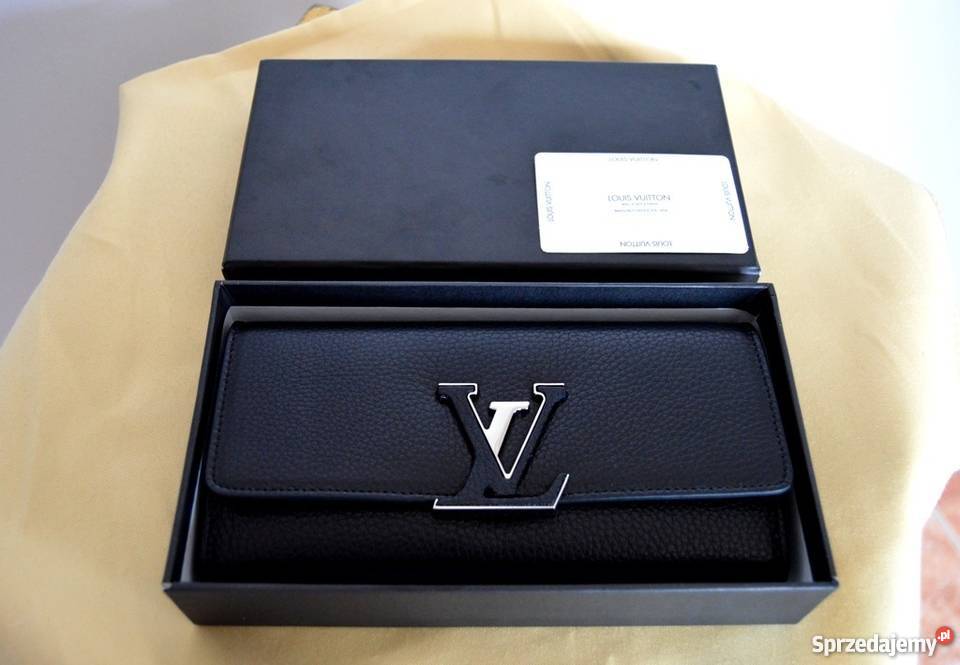 SKÓRA NATURALNA PORTFEL LOUIS VUITTON SKÓRZANY Dodatki kujawsko-pomorskie sprzedam