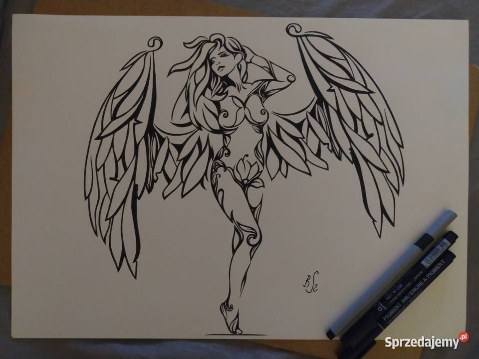 Rysunek anielica 2 cienk blok t A3 250 gm2 Malarstwo Warszawa