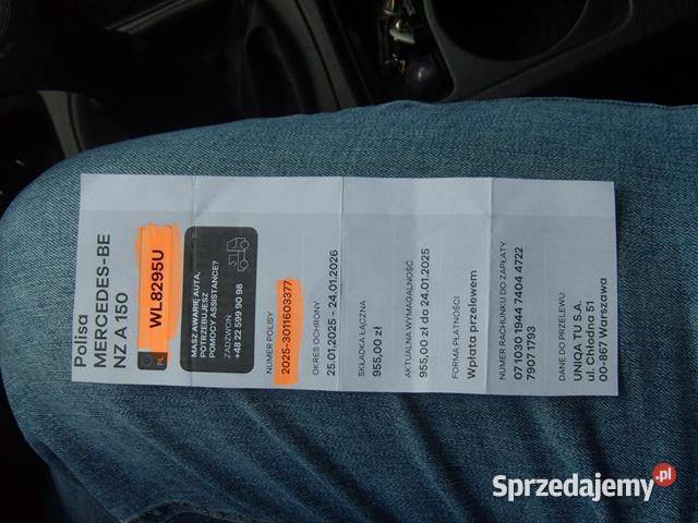 Sprzedam MercedesBenz Klasa A 150 Legionowo sprzedam