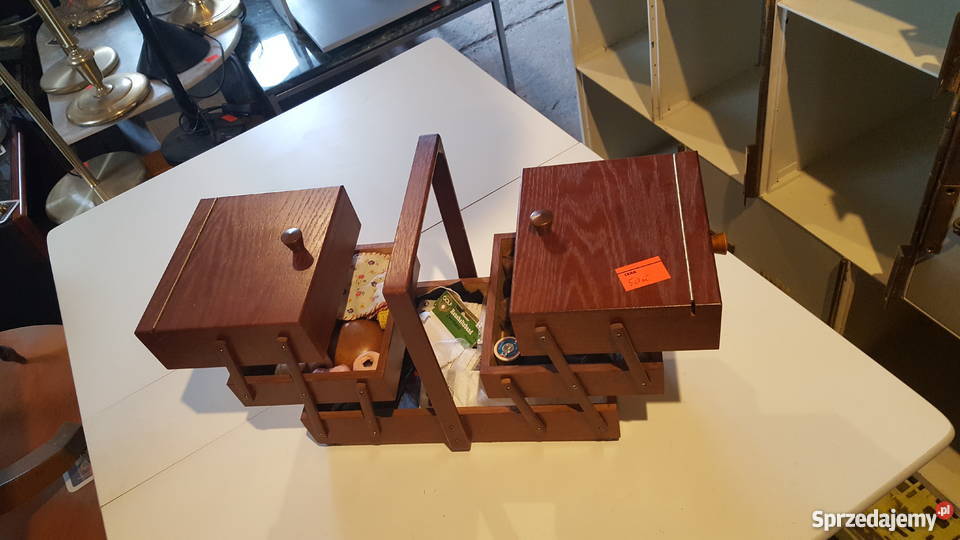 Drewniana niciarka pudełko na nici Gorzów Wielkopolski sprzedam