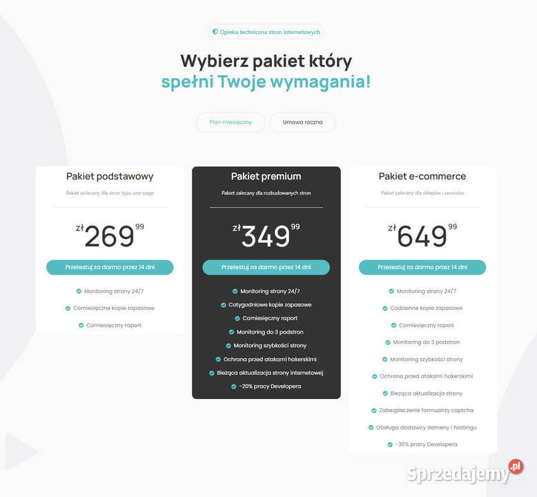 Obsługa stron internetowych opieka techniczna Biała Podlaska