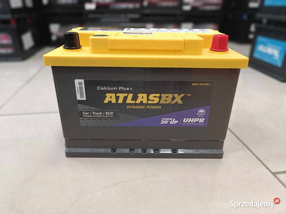 Akumulator Atlas 78Ah 780A osobowe Starogard Gdański sprzedam