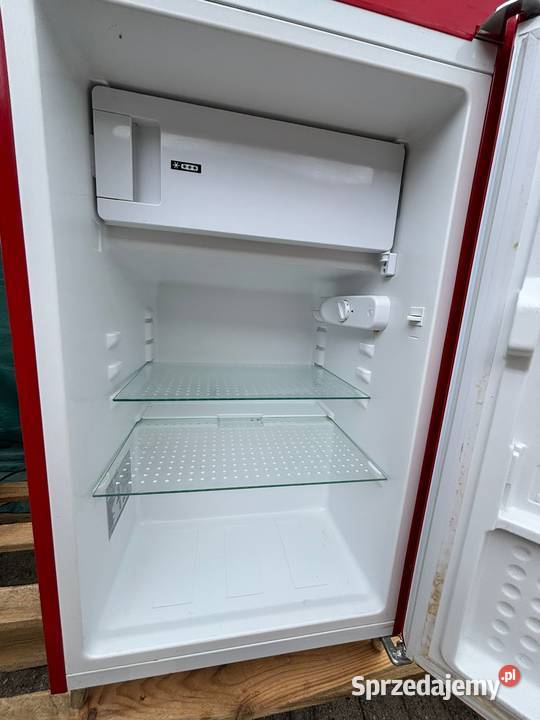 Lodówka Bomann Retro KSR 350 czerwona wolnostojące Zielona Góra
