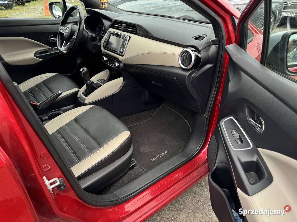 15dci 90 Gwarancja Skóra Navi LEDy Kamera Micra Nissan Sanok
