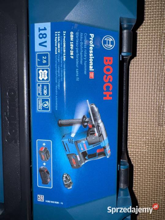 Młotowiertarka Bosch Professional GBH 18V26 F Budowa Sieradz