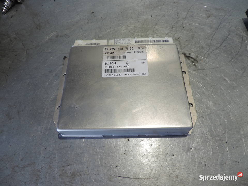 MERCEDES A W168 MODUŁ STEROWNIK ABS 0265109425 Motoryzacja Nowy Sącz