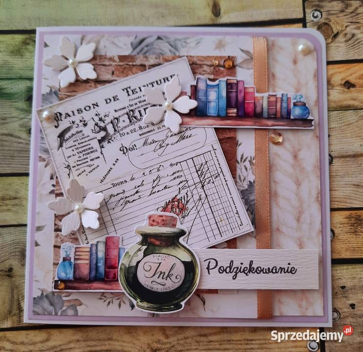 Kartka personalizowana podziękowanie emerytura Dęblin sprzedam
