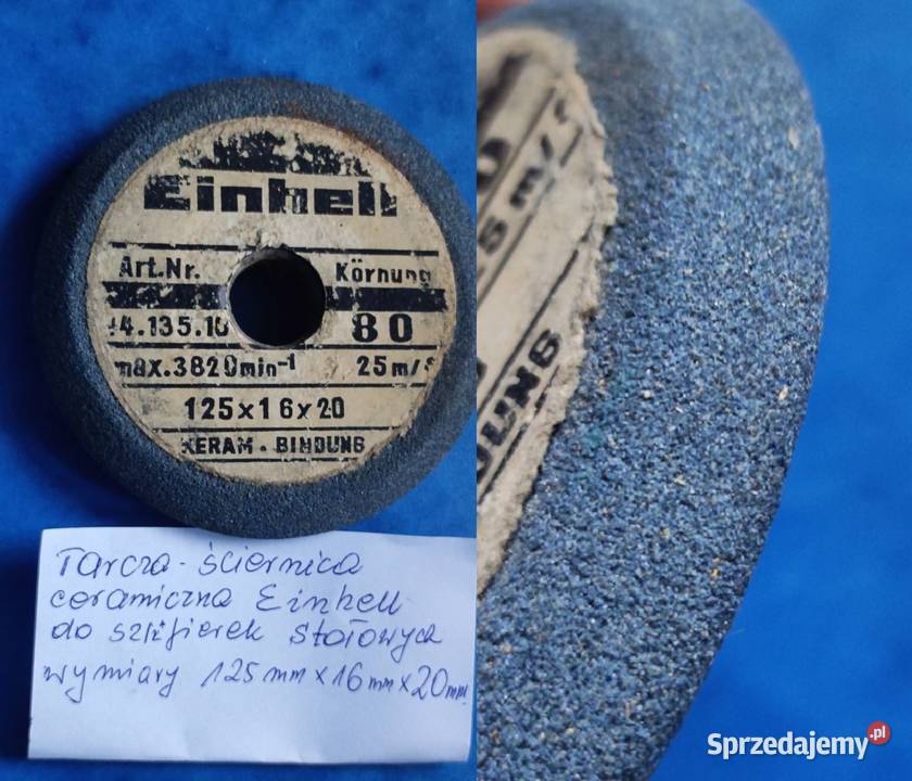 tarcza kamienna kamień szlifierski ściernica Narzędzia