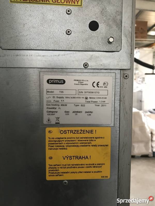 PRALNIA PRALNICOWIRÓWKA SUSZARKA BĘBNOWA PRIMUS sprzedam