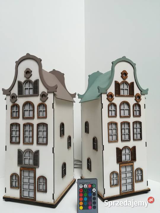 Domek kamienica lampa biały Poznań sprzedam