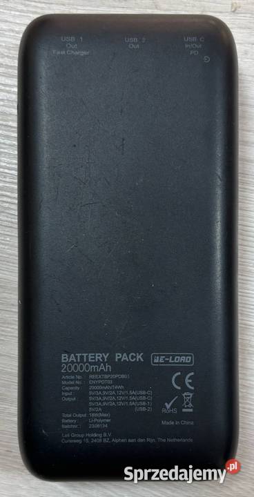 Powerbank ReLoad 20k mAh warmińsko-mazurskie Elbląg