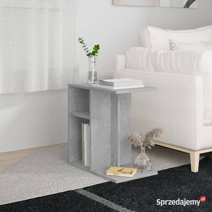 Stolik boczny szary 50x30x50 materiał Warszawa sprzedam
