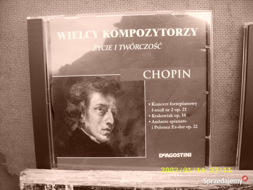 Klasyka CD wIELCY KOMPOZYTORZY 5 CHOPIN 2 CD Muzyka Wołów
