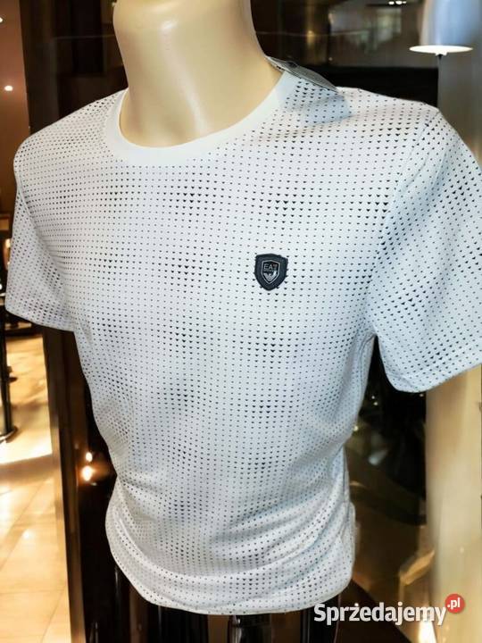 Tshirt męski Emporio Armani elegancki małe logo Białystok