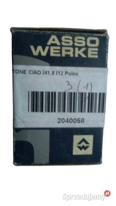 TŁOK ASSO WERKE POLINI 418 mm PIAGGIO VESPA CIAO Bielsk Podlaski sprzedam